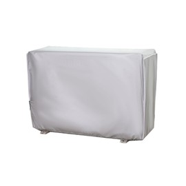 Air Conditioning Cover for Outdoor Air Conditioner with Elastic Band with Drawstring Anti Dust Anti Snow Waterproof Sunproof (Medium)