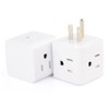 2PCS Multi Plug Outlet Extender, Vsanstar 3 Prong Wall Tap