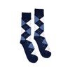 Bop Classy Men's Dress Crew Socks Argyle Pattern 2 Pair