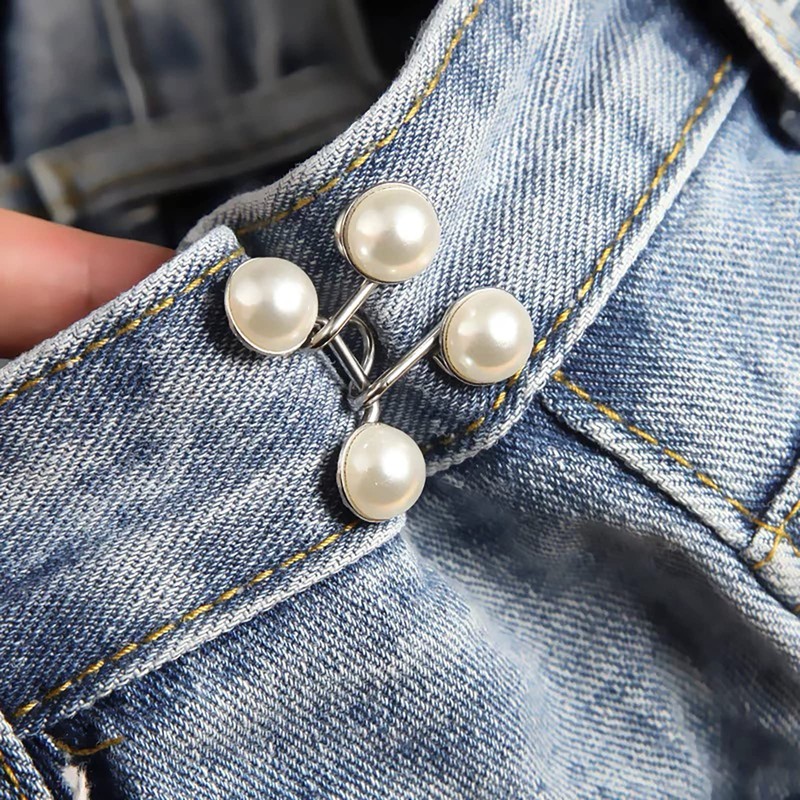 Qkari Jean Button Pins, Adjustable Jean Button, Detachable Jean Button