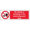 V Safety No Eating Or Drinking In The Swimming Pool