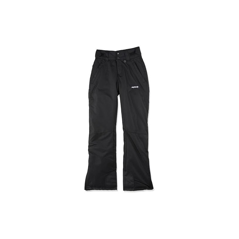 SkiGear Women's Insulated Snow Pants, Black, X-Large