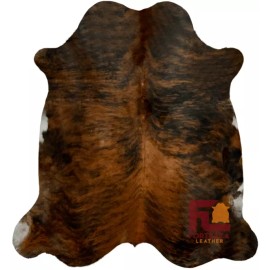 Fortezzaoutlet Cowhide Rug Medium Brindle | Premium Quality | Medium 5' x 7'