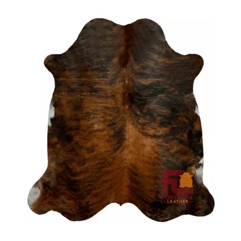 Fortezzaoutlet Cowhide Rug Medium Brindle | Premium Quality | Medium