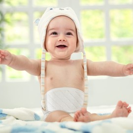 Giegxin 8 Pcs Baby Belly Band Newborn Belly Button Wrap Umbilical Cord Care Soft Infant Button Band Comfort Navel Belt for Abdomen Protection Babies 0 to 12 Months