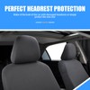 nodteem 2 PCS Car Seat Headrest Cover, Soft and Comfortable