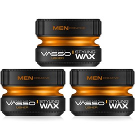 VASSO EVOLUTION MEN CREATIVE PRO AQUA STYLING HAIR WAX USHER 150ml 3 PCS OFFER