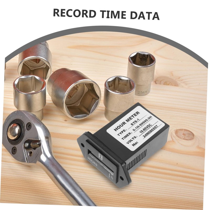 ULTECHNOVO Portable Vehicle Instrument Timer Multi-use Timer for Lawnmowers Construction