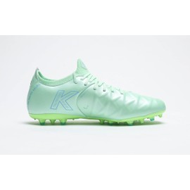 KELME Soccer Cleats Calfskin Leather Men's and Women's - Soccer Shoes Outdoor/Indoor Unisex Adult Sizes - Artificial Grass AG (Mint Green, 7)
