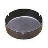 LIXINTIAN Round Stainless Steel Ash Tray,Outdoors Indoors Ash Tray,Desktop Smoking