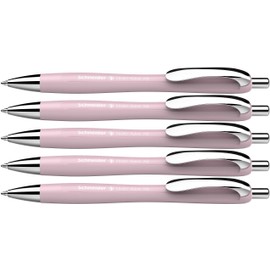 Schneider Slider Rave XB 132519 Ballpoint Pen (Limited Special Edition in Pearl, Made in Germany), Pack of 5, Ink Colour: Blue