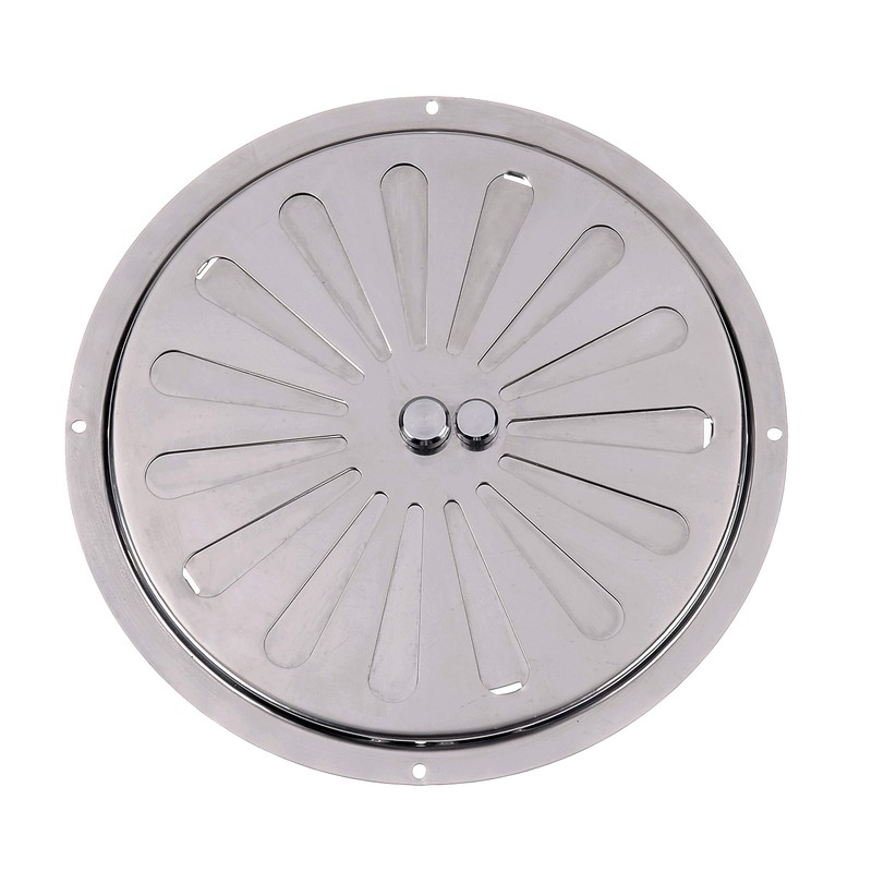 Adjusted Circular Air Vent Grate INOX AISI 316, Stainless Steel