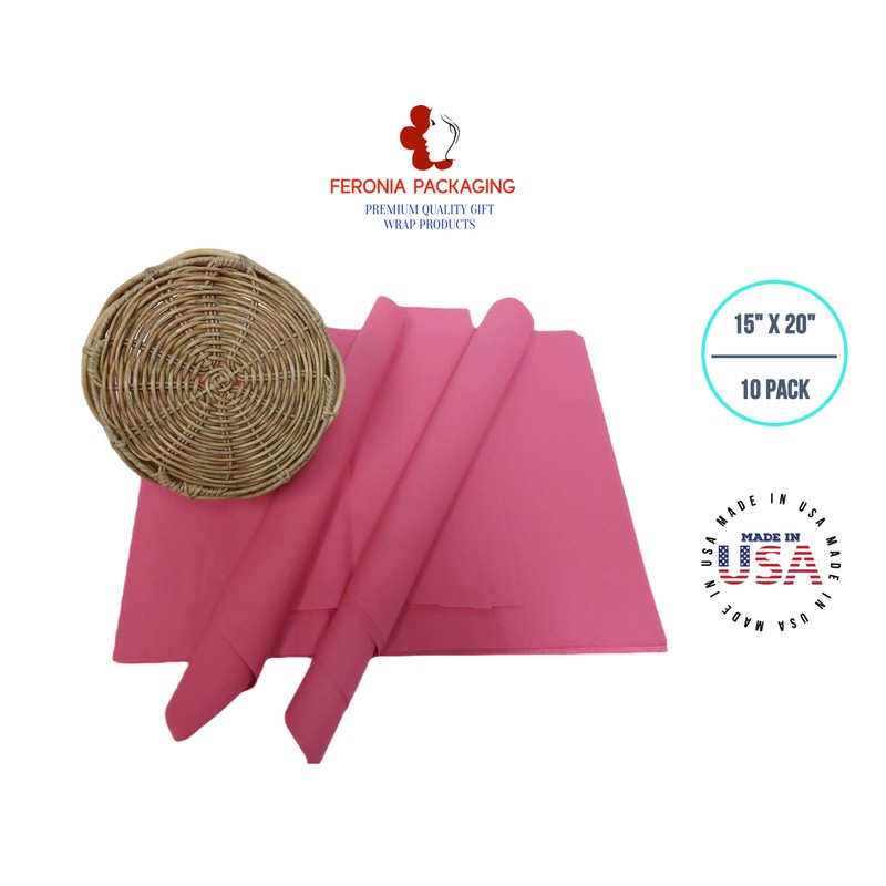 Feronia packaging Caribbean Teal Tissue Paper Squares, Bulk 10 Sheets,