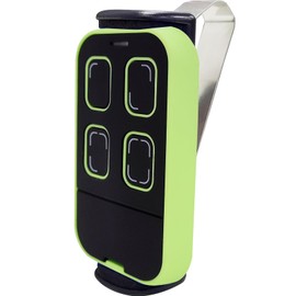 Universal Garage Door Remote Universal Gate Remote Control Cloning Homelink Programmable Learning 4-Button Multi Frequency 280MHZ-868MHZ (Green)