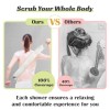 Jopplim Natural Loofah Sponge Back Scrubber for Bath Shower, Exfoliating