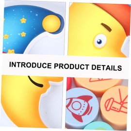 Kisangel Wooden Stackable Balancing Blocks Educational Playthings for Promotes Imagination and Hand Eye Coordination for Balance Games and Early Learning Activities