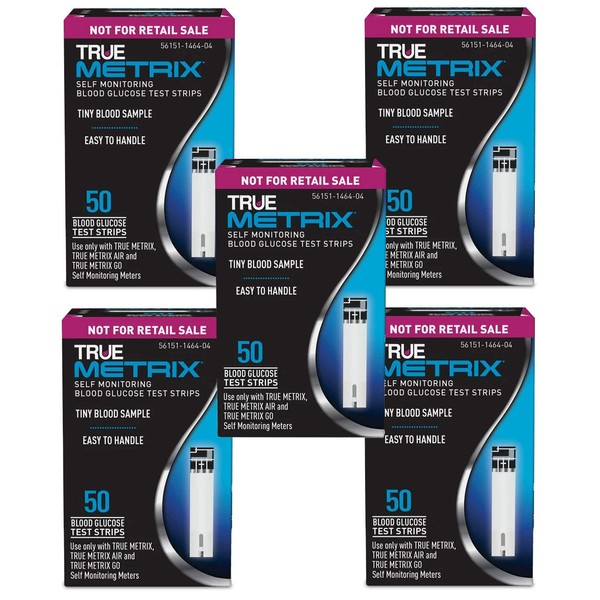 5 x 50ct TRUE METRIX® NFRS Test Strips (250 Test Strips)
