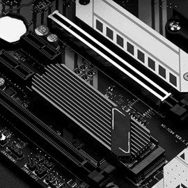 DAUZ Radiador SSD M.2 2280, Disipador Térmico SSD M.2 2280 de Aluminio, Fácil de Instalar para Computadora (GREY)