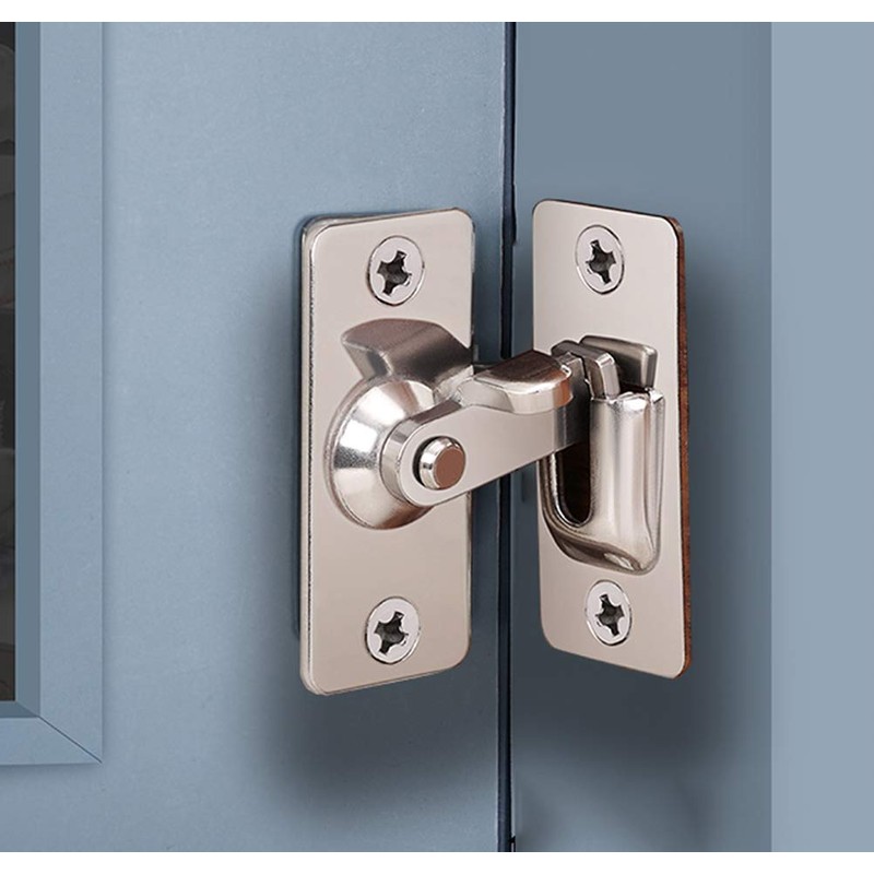 dingchi Door Hasp Latch 90 Degree, Stainless Steel Safety Angle