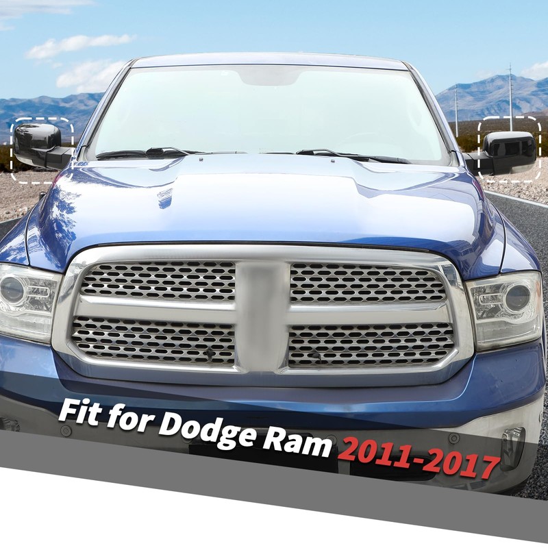 Jimen Fit for Dodge Ram 2011-2017, 2PCS Driver Side &