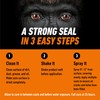 Gorilla Waterproof Patch & Seal Rubberized Sealant Spray, Crystal Clear,
