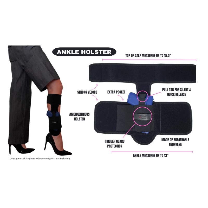 Her Tactical Ankle Holster for Women by HER TACTICAL