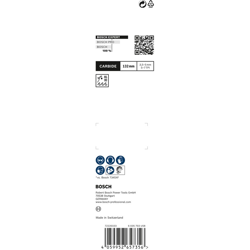 Bosch 2 x Expert Multi Material T367XHM Jigsaw Blades (for
