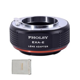 PHOLSY Manual Lens Adapter: Compatible with Exakta (Not Compatible with Topcon) Lens and Sony E (NEX) Camera Body