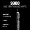 Acteh Sonic Electric Toothbrush Dual Set 5 Modes Smart Timer