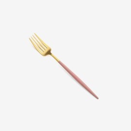 (10x10) Cutipol Goa Ethnic Pink Gold Dessert Fork / (텐바이텐)큐티폴 고아 에스닉핑크 골드 디저트 포크