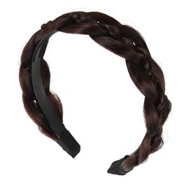 VALICLUD Stylish Non-slip Braided Hair Band for Women Unique Decorative Headband Comfortable Everyday Hair Accessory for Girls Elegant Ornament Present Idea