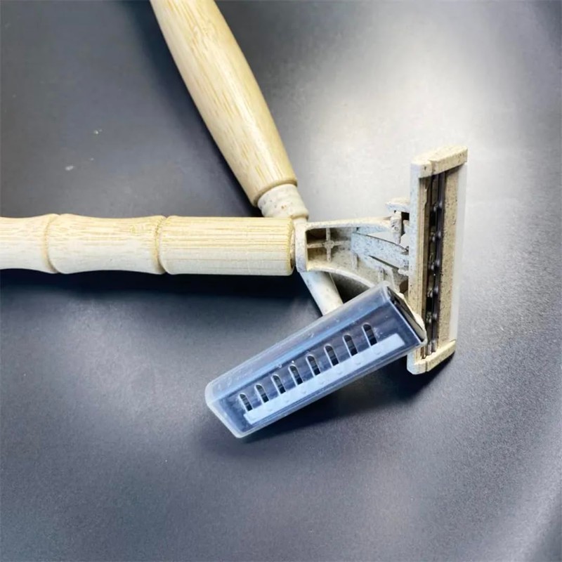 "Bamboo Reusable Razor Set for Men & Women – Includes
