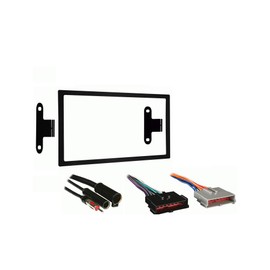 Harmony Audio Compatible with Nissan Frontier 1998 1999 2000 2001 Double DIN Stereo Harness Radio Install Dash Kit Package