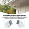 65° Gutter Elbow Roofing Gutter Downspout Elbow 2x3 White