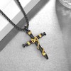 Cross Necklace for Men 925 Sterling Silver Nail Cross Necklace