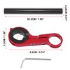 X AUTOHAUX Bicycle Aluminum Alloy Double Handlebar Extension Bracket Carbon