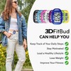 3DFitBud Simple Step Counter Walking 3D Pedometer from 3DActive with