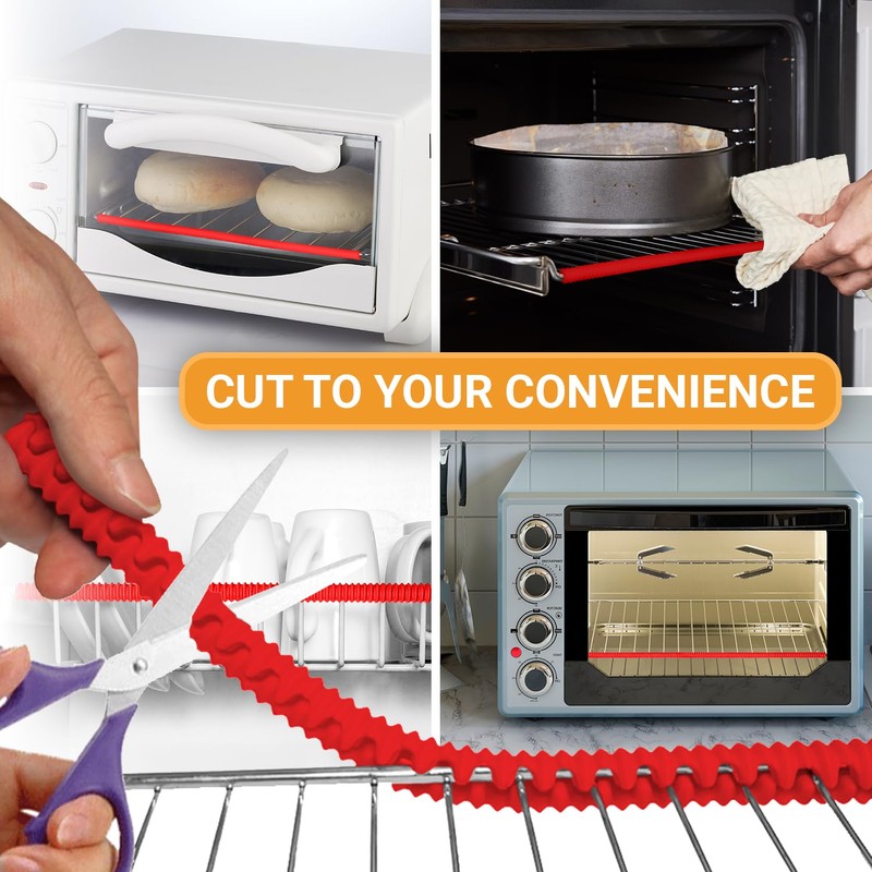 Silicone Oven Rack Shields by Linda’s Essentials (2 Pack) |