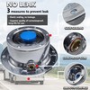 iBroPrat 4pcs 343-4009 Aluminum Hub Cap for Trailer Axle, 3434009