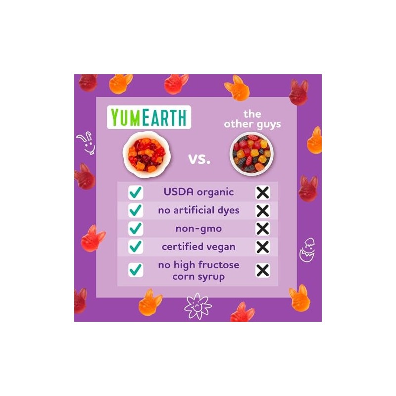 YumEarth Gummy Fruits Allergy Friendly Organic Vegan Candy 4 oz