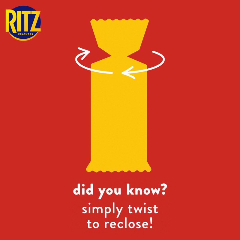 RITZ Garlic Butter Crackers, Snacks for Kids and Adults, Lunch