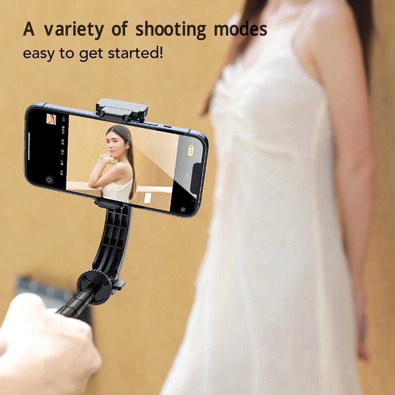 Phone Stabilizer with Tripod Selfie Stick 360 Degrees Rotation Easy