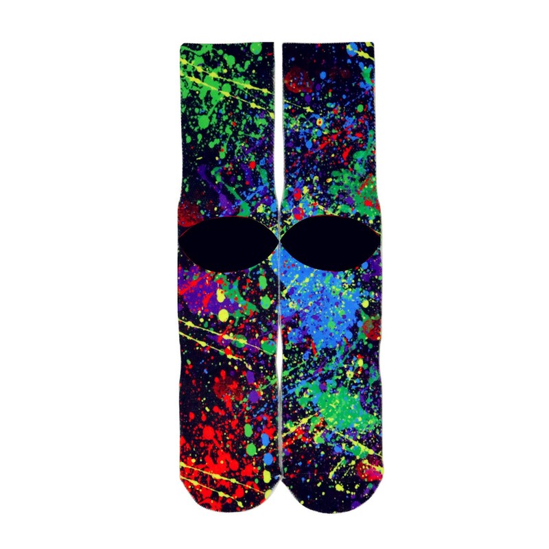 KACOLOR - Calcetines de tubo para hombre con estampado 3D,