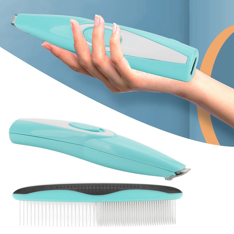 Pet Paw Trimmer Multipurpose Painless Quiet Low Vibration Rechargeable Hidden