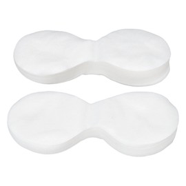 50Pcs White Disposable Eye Mask Paper Non Woven Eye Care Eye Covers Cotton Cosmetic Facial Skincare Spa Paper for Makeup