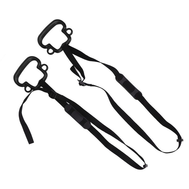 2Pcs Kids Gymnastic Rings Monkey Shape Load Bearing 150KG Ergonomic