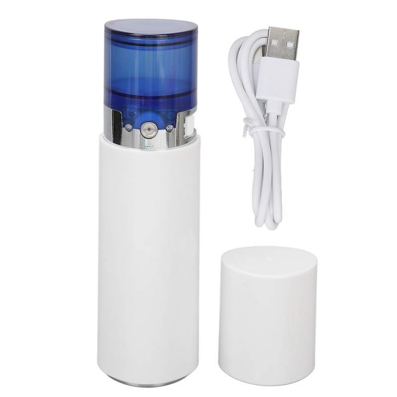 Facial Oxygen Injector Blue Lighting Moisturizing High Pressure Handheld Face
