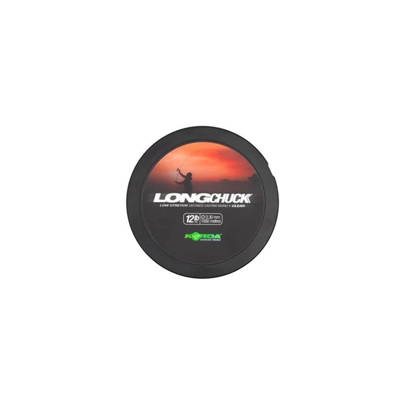 Korda LongChuck Low Stretch Distance Casting Mono Clear 1000m Spools: