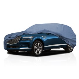USCarCover Supreme Car Cover for 2021-2023 Genesis GV80 SUV, All Weather Protection Breathable Full Coverage Semi Custom Fit, Outdoor Indoor Scratches Dust Shiled, Gray