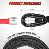 Nilight Synthetic Winch Rope, 3/8 Inch x 82 FT 25000